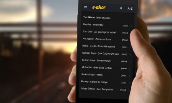 E-akor.com Android Mobil Uygulamamız Yayında.